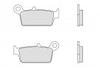 Placute de frana BREMBO 07011 CC SCOOTER