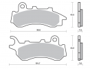 Placute de frana BREMBO 7118 CC SCOOTER