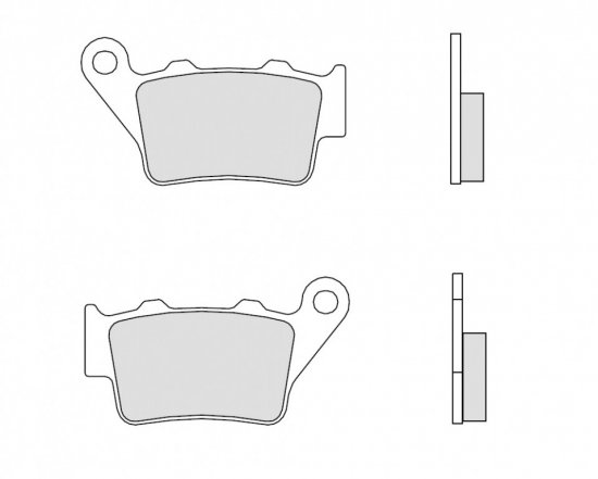 Placute de frana BREMBO 07BB0265 GENUINE