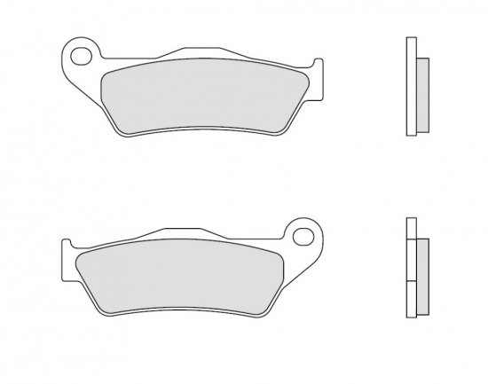 Placute de frana BREMBO pentru TM MX 250 F