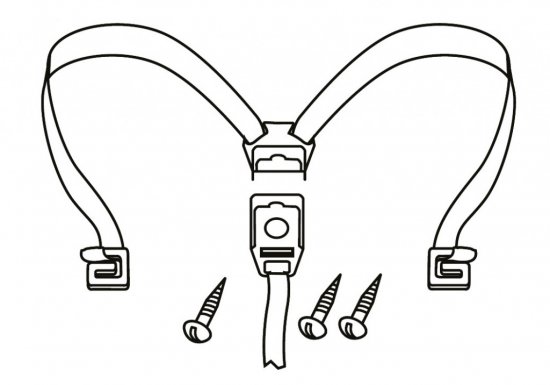 Flexible strap SHAD for SH46 pentru BMW K 1100 LT