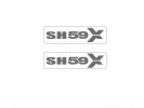 Stickers SHAD for SH59X