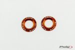 Rings for axle sliders PUIG PHB19 aluminium portocaliu