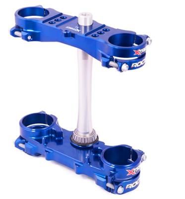 Triple clamp X-TRIG 40201012 ROCS TECH Albastru