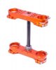 Triple clamp X-TRIG 40504002 ROCS TECH Portocaliu