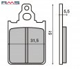 Placute de frana RMS 225100160 organic