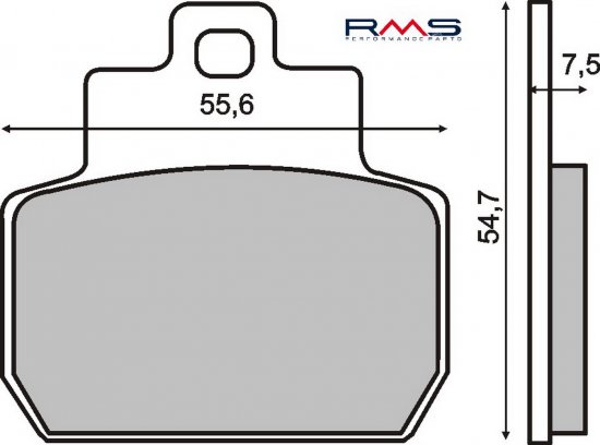 Placute de frana RMS 225100780 organic