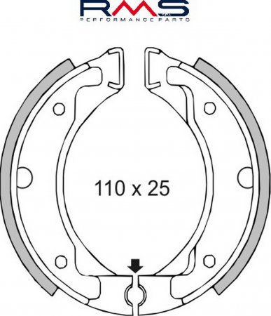 Saboti de frana RMS 225120050