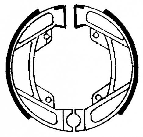 Saboti de frana FERODO 225129054