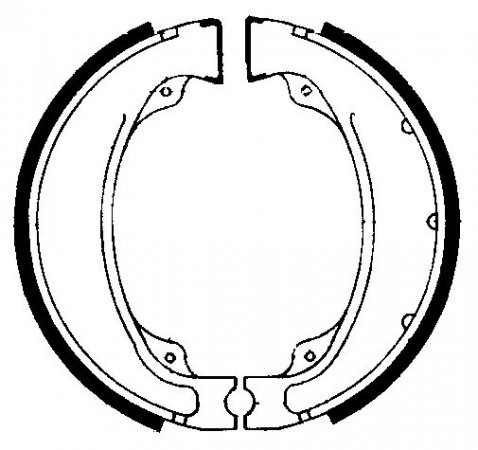 Saboti de frana FERODO 225129055