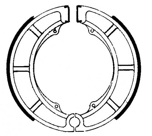 Saboti de frana FERODO 225129073