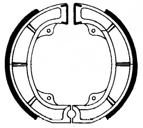 Saboti de frana FERODO 225129078