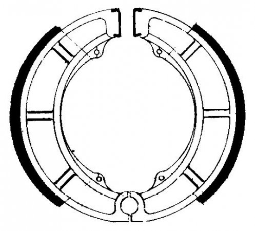 Saboti de frana FERODO 225129083