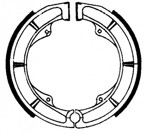 Saboti de frana FERODO 225129089