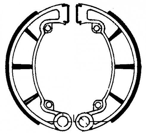 Saboti de frana FERODO 225129092