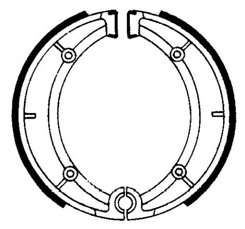 Saboti de frana FERODO 225129173