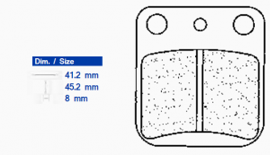 Placute de frana CL BRAKES X59