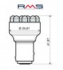 Bec RMS 246510542 12V 12 Led, BAY15D Rosu