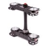 Triple clamp X-TRIG 40501002 ROCS PRO Negru 22-24mm