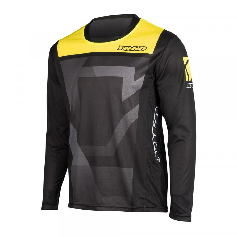 MX jersey YOKO KISA black / yellow XXXL