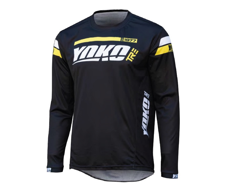 MX jersey YOKO TRE negru/galben L