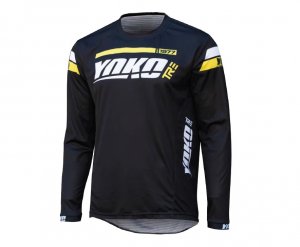 MX jersey YOKO TRE negru/galben XXL