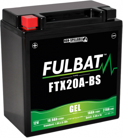 Baterie cu gel FULBAT FTX20A-BS GEL