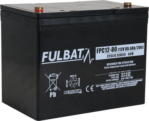 AGM battery FULBAT FPC12-80 (T6)