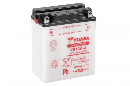 Yumicron battery with acid YUASA pentru KAWASAKI GPZ 550 (1984-1989)