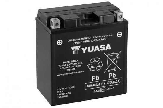 Baterie fara intretinere YUASA pentru KAWASAKI VN 1500 Classic (1996-2002)