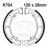 Brake shoe set EBC K704G canelati inclusiv arcurile