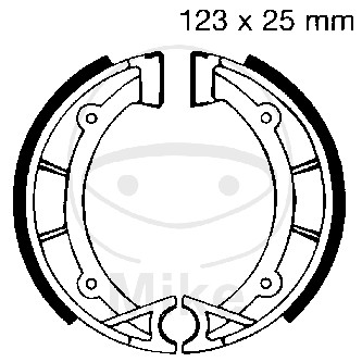 Brake shoe set EBC 922 inclusiv arcurile