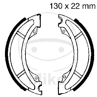 Brake shoe set EBC Y508 inclusiv arcurile