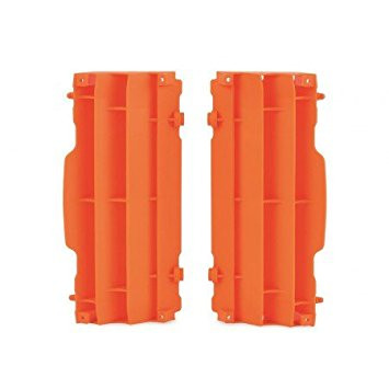 Radiator louvers POLISPORT 8455300002 orange KTM