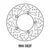 Disc de frana GOLDFREN 904-502F fata 260 mm