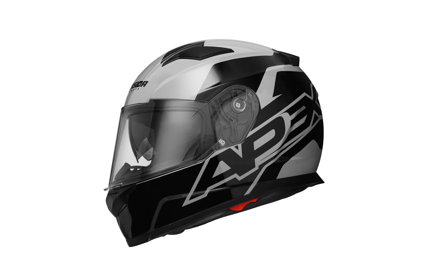 Casca integrala CASSIDA APEX CONTRAST grey/ black XS