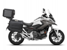 Set complet de cutii de aluminiu SHAD TERRA NEGRU, 48L cutie centrala si 36L / 36L cutii laterale, i SHAD HONDA NC 750 X