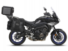 Complete set of SHAD TERRA TR40 adventure saddlebags and SHAD TERRA BLACK aluminium 37L topcase, inc SHAD YAMAHA MT-09 Tracer / Tracer 900