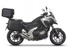 Set complet de cutii de aluminiu SHAD TERRA NEGRU, 48L cutie centrala si 36L / 36L cutii laterale, i SHAD HONDA NC 750 X 2021-