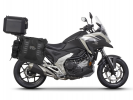 Complete set of SHAD TERRA TR40 adventure saddlebags and SHAD TERRA BLACK aluminium 37L topcase, inc SHAD HONDA NX 750 X 2021-