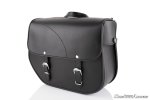 Leather saddlebag CUSTOMACCES AP0001N SANT LOUIS Negru dreapta