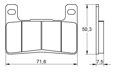 Placute de frana ACCOSSATO AGPA109 EV2