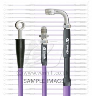 Conducta frana spate Venhill K02-2-025/P-PU Purple