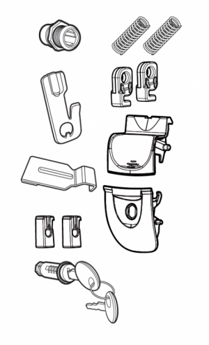 Locking system SHAD for SH34/SH33