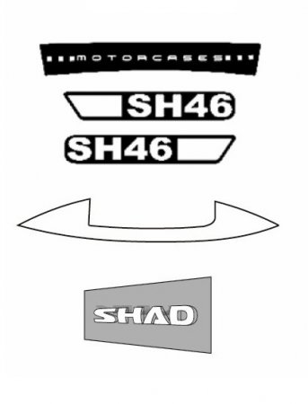 Stickers SHAD for SH46 pentru BMW K 1100 LT