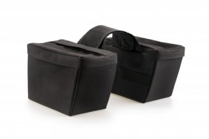 Semi-rigid saddlebag CUSTOMACCES ELTON Negru pereche