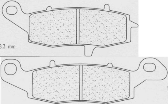 Placute de frana CL BRAKES 2383 S4