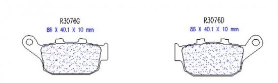 Placute de frana CL BRAKES 3076 MSC