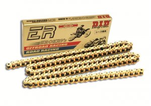 Lant de curse Exclusive D.I.D Chain 520ERV3 108 zale Gold/Gold