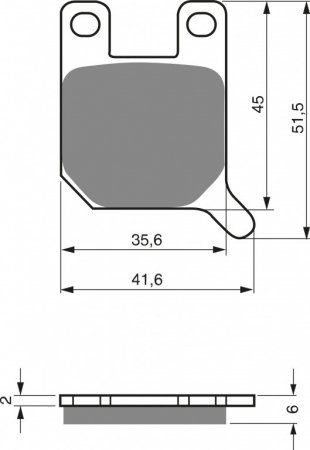 Placute de frana GOLDFREN 008 AD